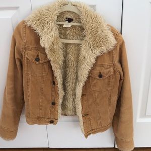 Tan Sherpa Jacket